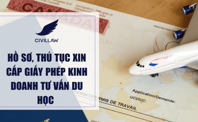 Hồ sơ, thủ tục xin cấp giấy phép kinh doanh tư vấn du học