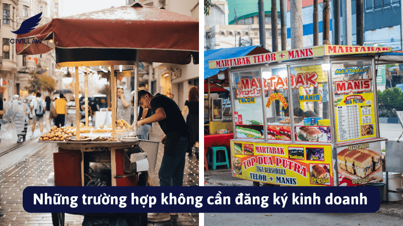 Những trường hợp không cần đăng ký kinh doanh